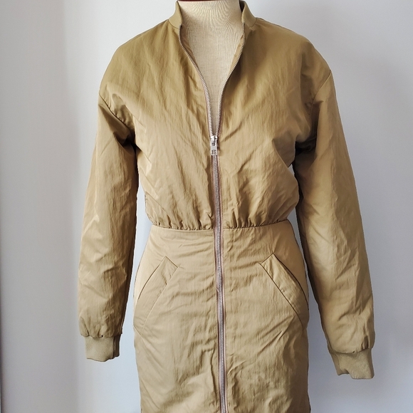 Zara bomber jacket dress. Size  xs - Picture 4 of 8